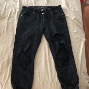 LAST CHANCE- MAKE AND OFFER distressed black jeans
